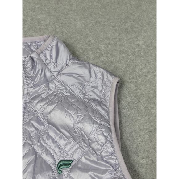 Fabletics Mens L Lilac Mist The Loft Vest Quilted NWT - Picture 11 of 15